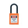 ONEBIZ Compact Safety Electrical Padlock Orange OB 14-BDG17U Thermoplastic Safety Padlock