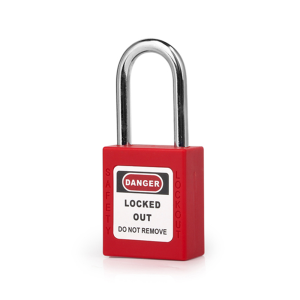 ONEBIZ Compact Safety Padlock Red OB 14-BDG01UDKD1K Thermoplastic Safety Padlock