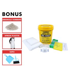 ONEBIZ SPILL KIT OB 14-OSK10L OIL SPILL KIT 10 Liter