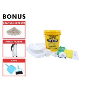 ONEBIZ SPILL KIT OB 14-OSK15L OIL SPILL KIT 15 Liter