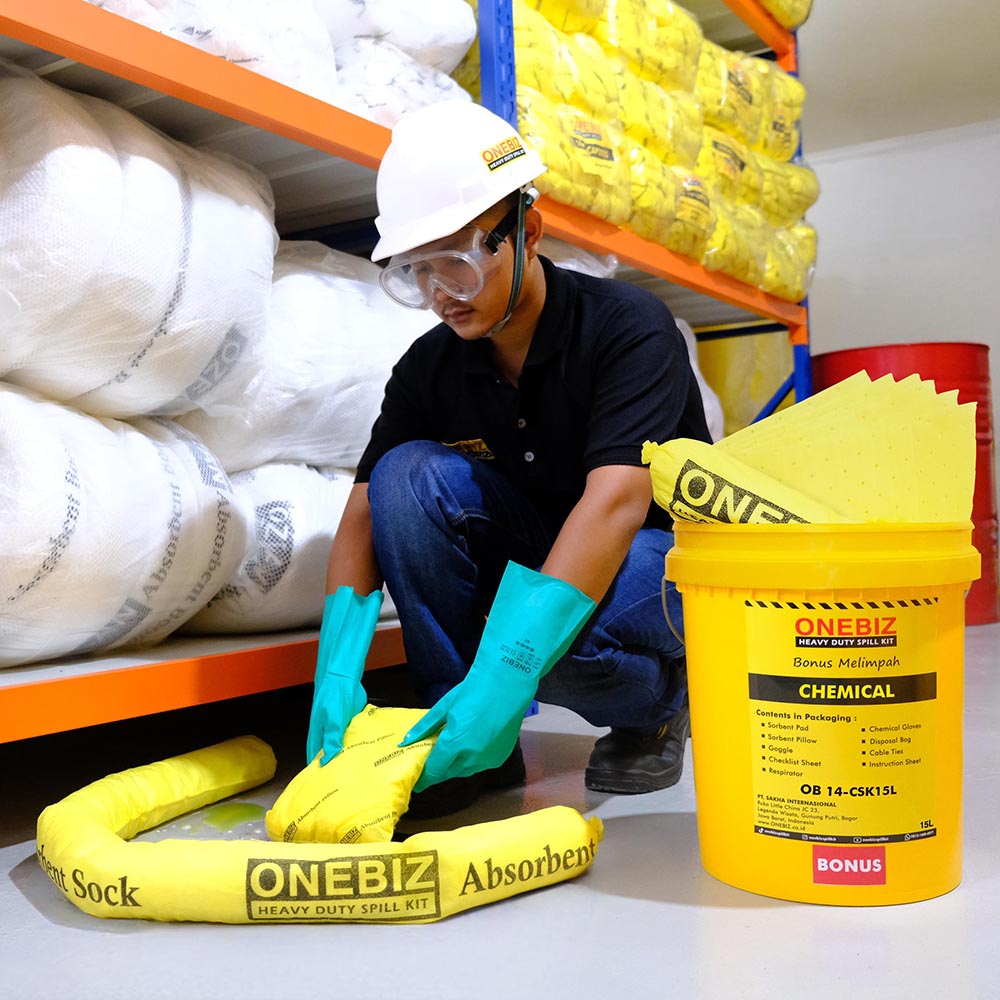 ONEBIZ SPILL KIT OB 14-CSK15L CHEMICAL SPILL KIT 15 Liter