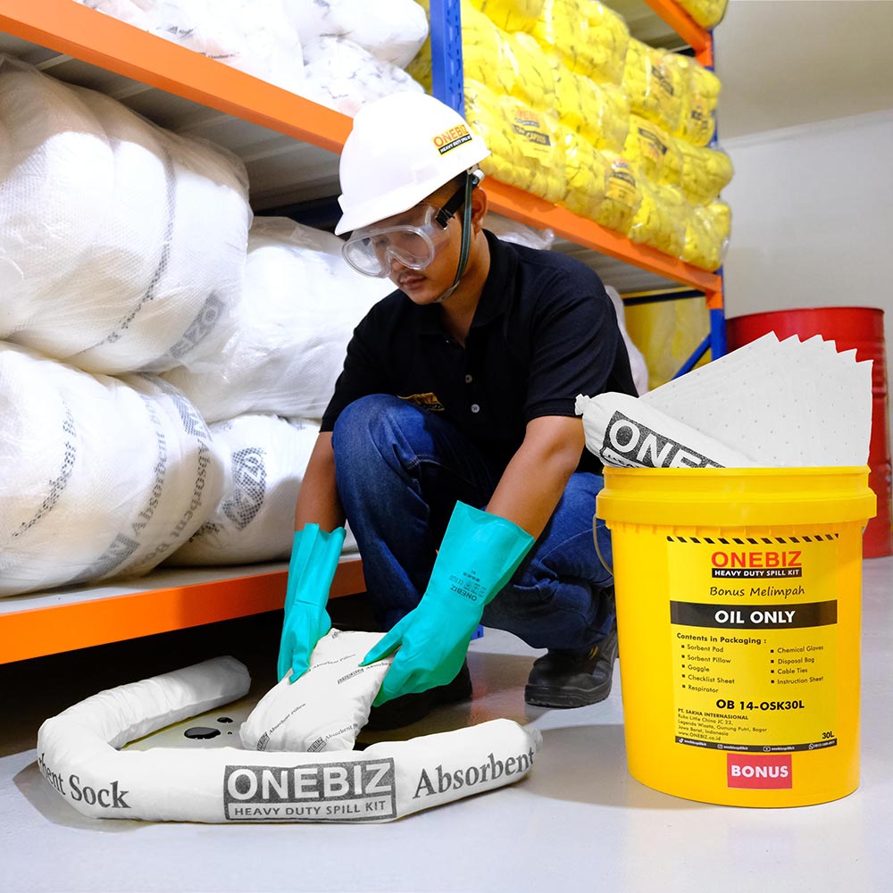 ONEBIZ SPILL KIT OB 14-OSK30L OIL SPILL KIT 30 Liter