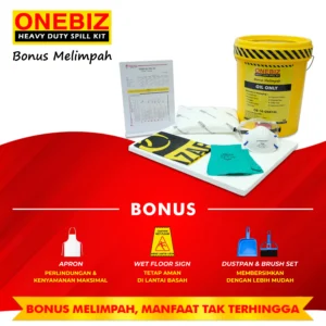 ONEBIZ SPILL KIT OB 14-OSK10L OIL SPILL KIT 10 Liter