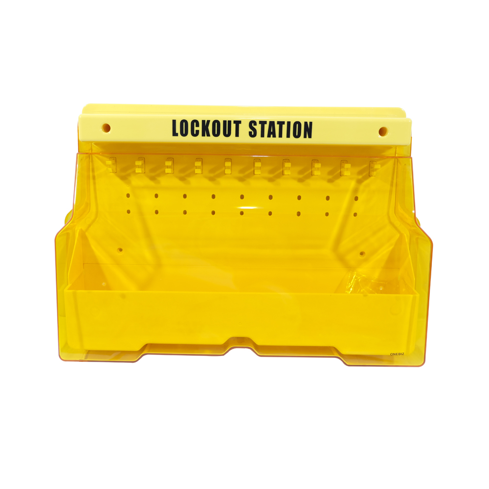ONEBIZ Padlock Stations 8 Padlocks OB 14-BDB103 COMBINED LOCKOUT STATION