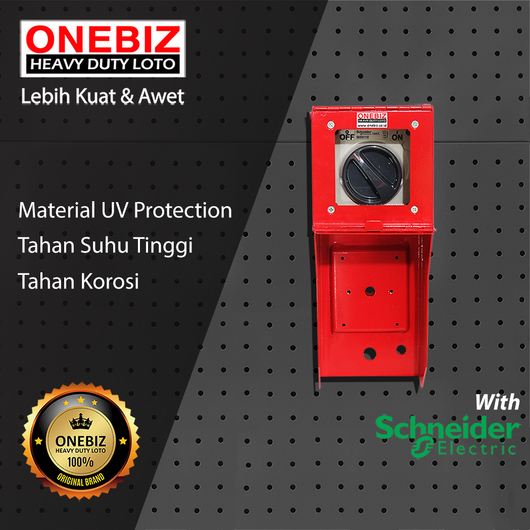 ONEBIZ Heavy Duty LOTO Box Vertical OB 14-OB02 with Switch Button
