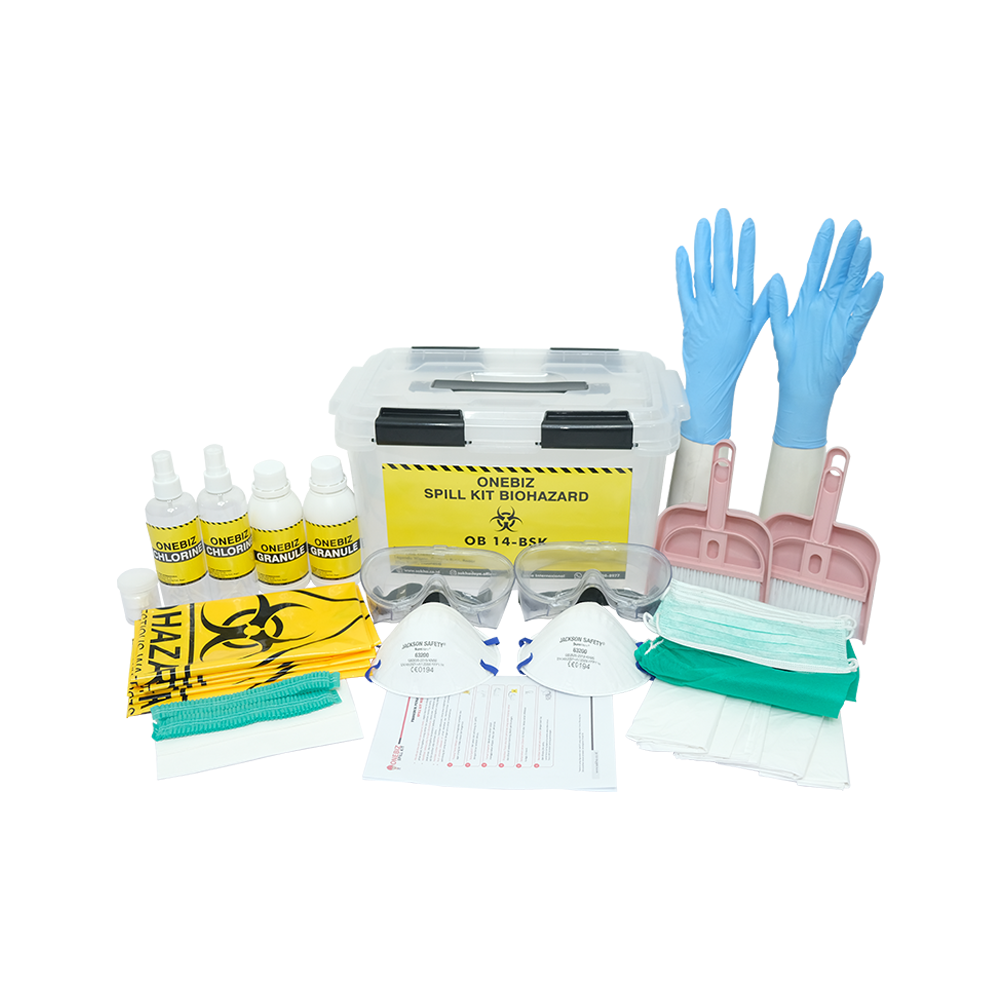 ONEBIZ BIOHAZARD SPILL KIT OB 14-BSK SPILL KIT STERIL/SPILL KIT MEDIS/LABORATORIUM