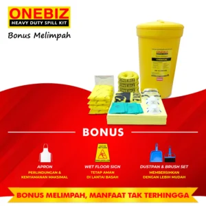 ONEBIZ CHEMICAL SPILL KIT 100 Liter SPILL KIT OB 14-CSK100L / 27 Gallon