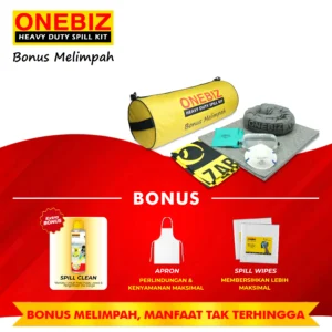 ONEBIZ Heavy Duty Spill Kit OB 14-PUSK15L Portable Universal Spill Kit 15 Liter / 4 Gallon