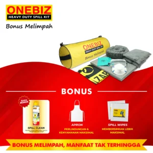 ONEBIZ Heavy Duty Spill Kit OB 14-PUSK25L Portable Universal Spill Kit 25 Liter / 7 Gallon