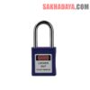 ONEBIZ Compact Safety Padlock Navy Blue OB 14-BDG03UNDKD1K Thermoplastic Safety Padlock