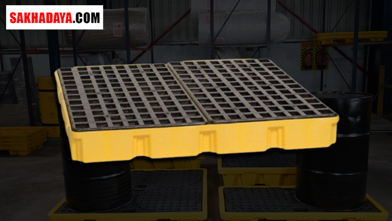 Distributor Spill Pallet 4 Drum: Jual Spill Pallet 4 Drum Terpercaya untuk Industri dengan Risiko Tumpahan