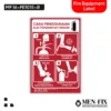 MF 16-FE1015-B Cara Menggunakan APAR Sticker Sign, FireEquipmentLabel, Sticker Vinyl, Sticker Anti Air&Tahan Panas, Sticker Indoor&Outdoor