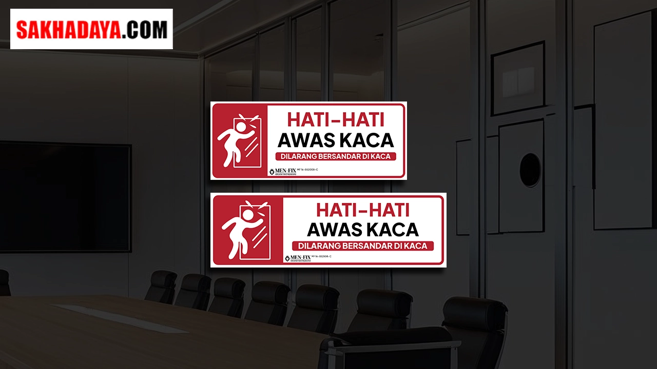 Sticker Media Peringatan Visual untuk Mencegah Insiden di Area Kerja dan Industri