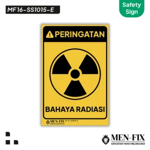 MF-16-SS1015-E-Bahaya-Radiasi-Sticker-Sign-Safety-Sign-Rambu-K3-Sticker-Vinyl-Sticker-Anti-Air-Tahan-Panas-Sticker-Indoor-Outdoor