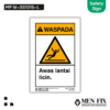MEN-FIX MF 16-SS1015-K Area khusus pekerja Sticker Sign